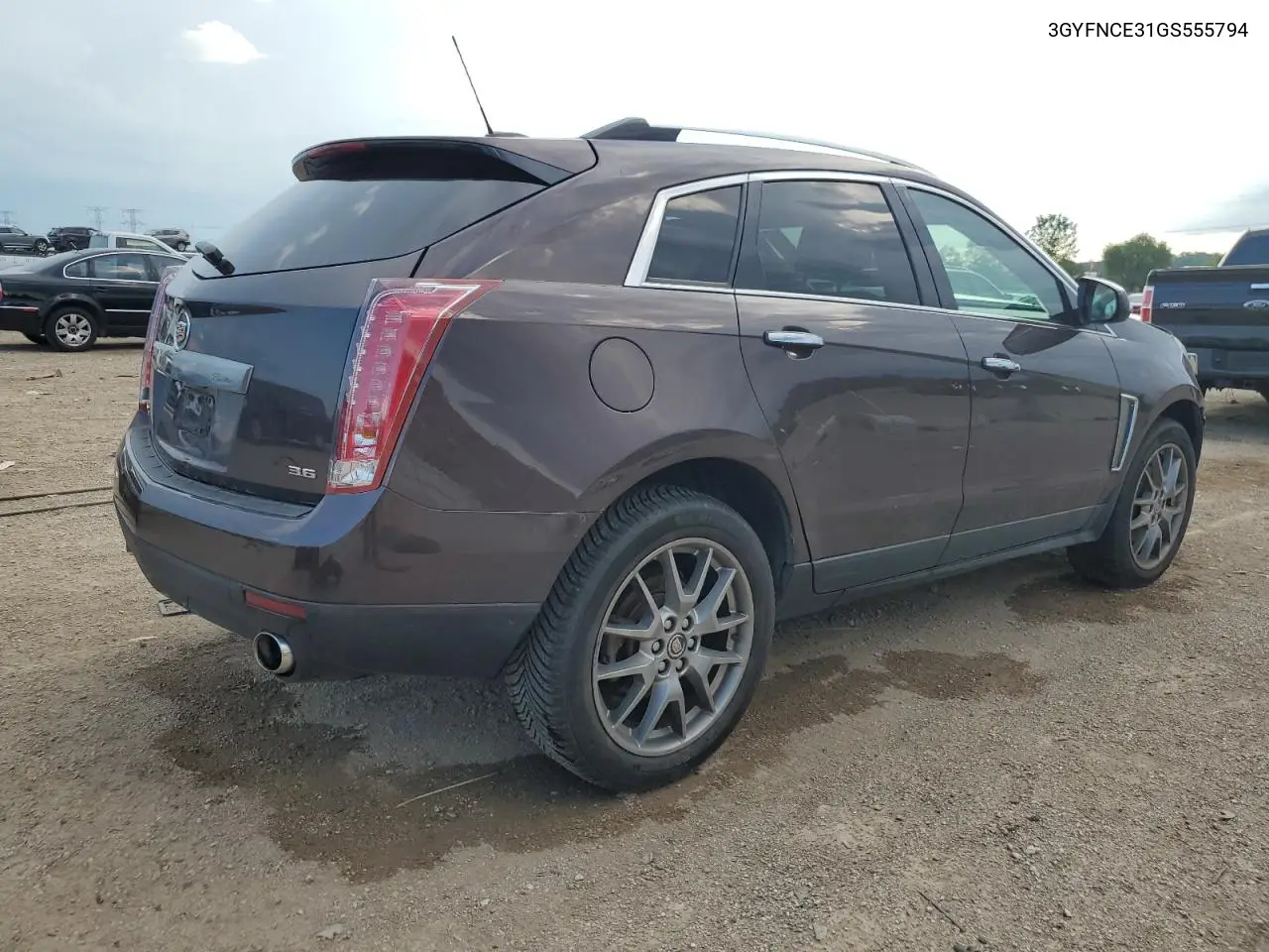 2016 Cadillac Srx Performance Collection VIN: 3GYFNCE31GS555794 Lot: 62343455