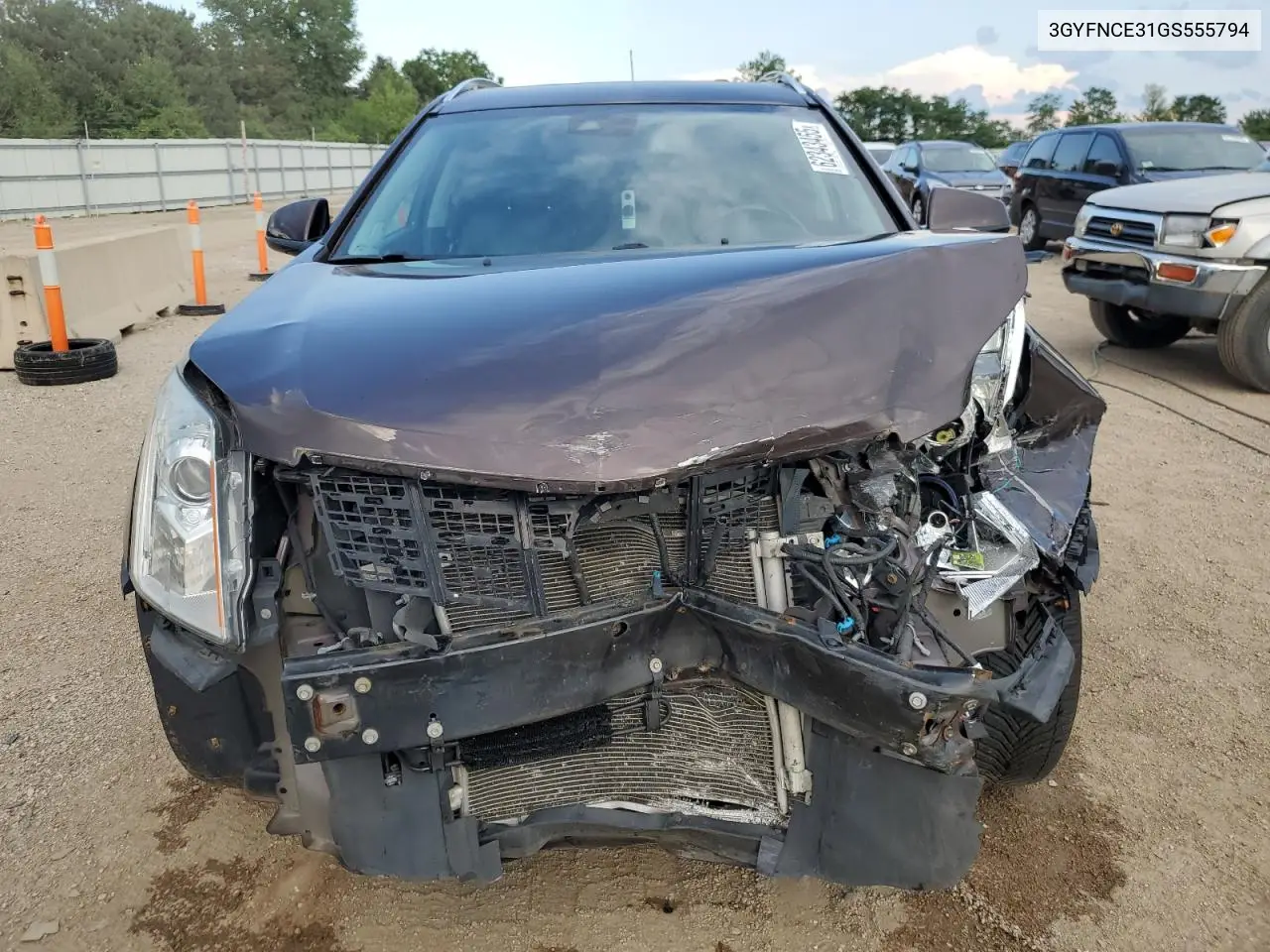 2016 Cadillac Srx Performance Collection VIN: 3GYFNCE31GS555794 Lot: 62343455