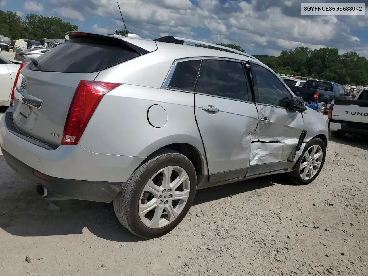 2016 Cadillac Srx Performance Collection VIN: 3GYFNCE36GS583042 Lot: 62519505