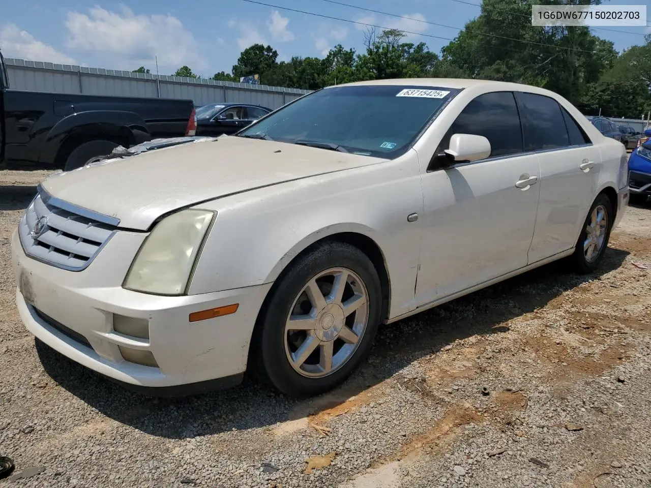2005 Cadillac Sts VIN: 1G6DW677150202703 Lot: 63715425