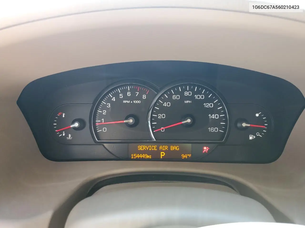 2006 Cadillac Sts VIN: 1G6DC67A560210423 Lot: 60928365