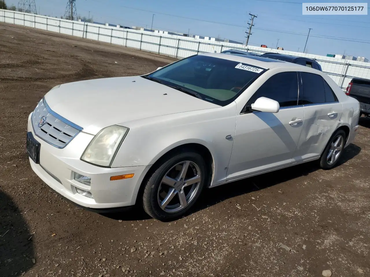 2007 Cadillac Sts VIN: 1G6DW677070125177 Lot: 54316725