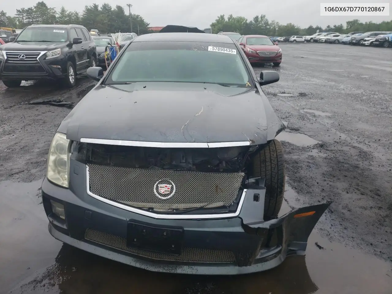 2007 Cadillac Sts-V VIN: 1G6DX67D770120867 Lot: 57890435
