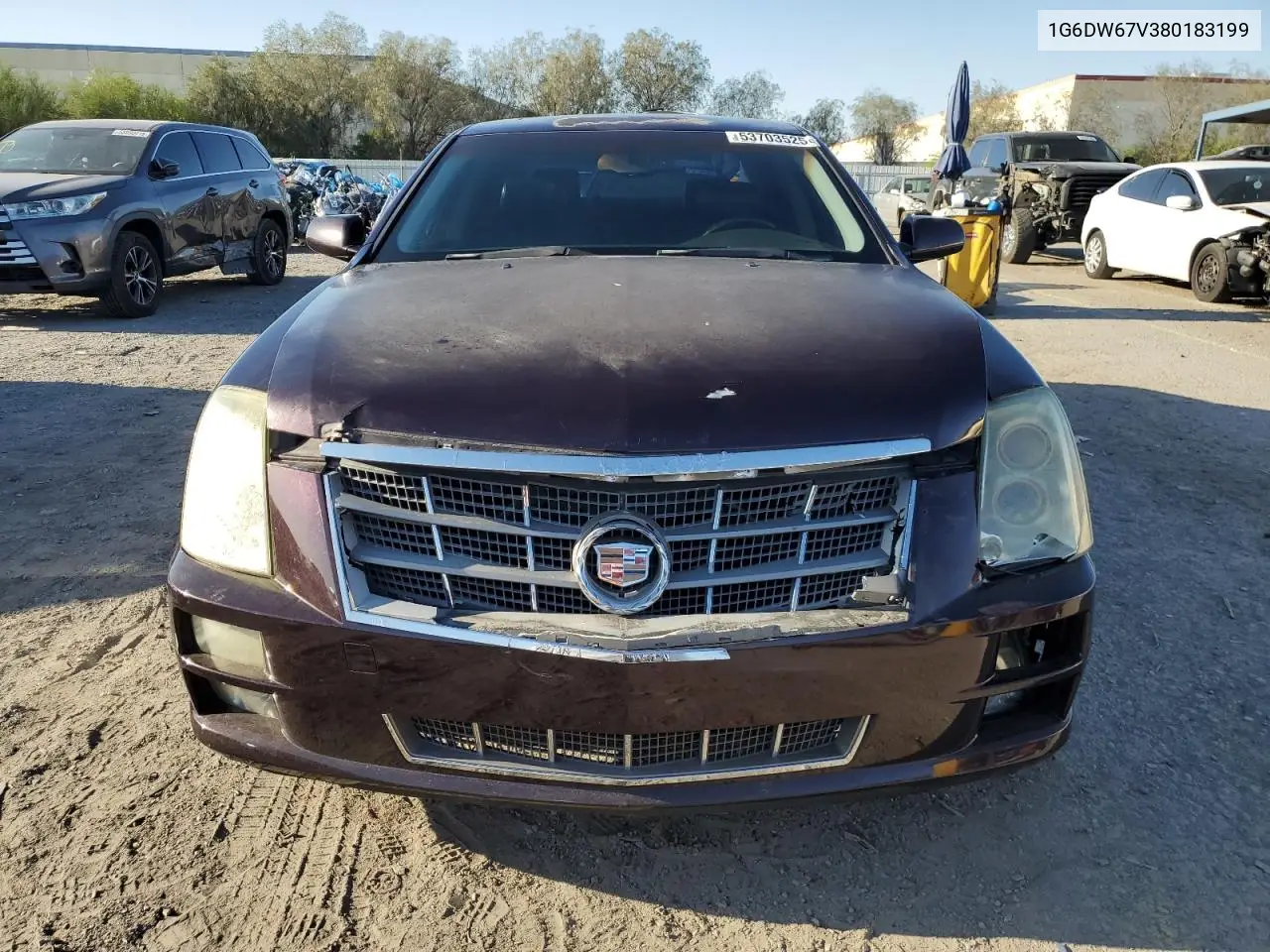 2008 Cadillac Sts VIN: 1G6DW67V380183199 Lot: 53703525