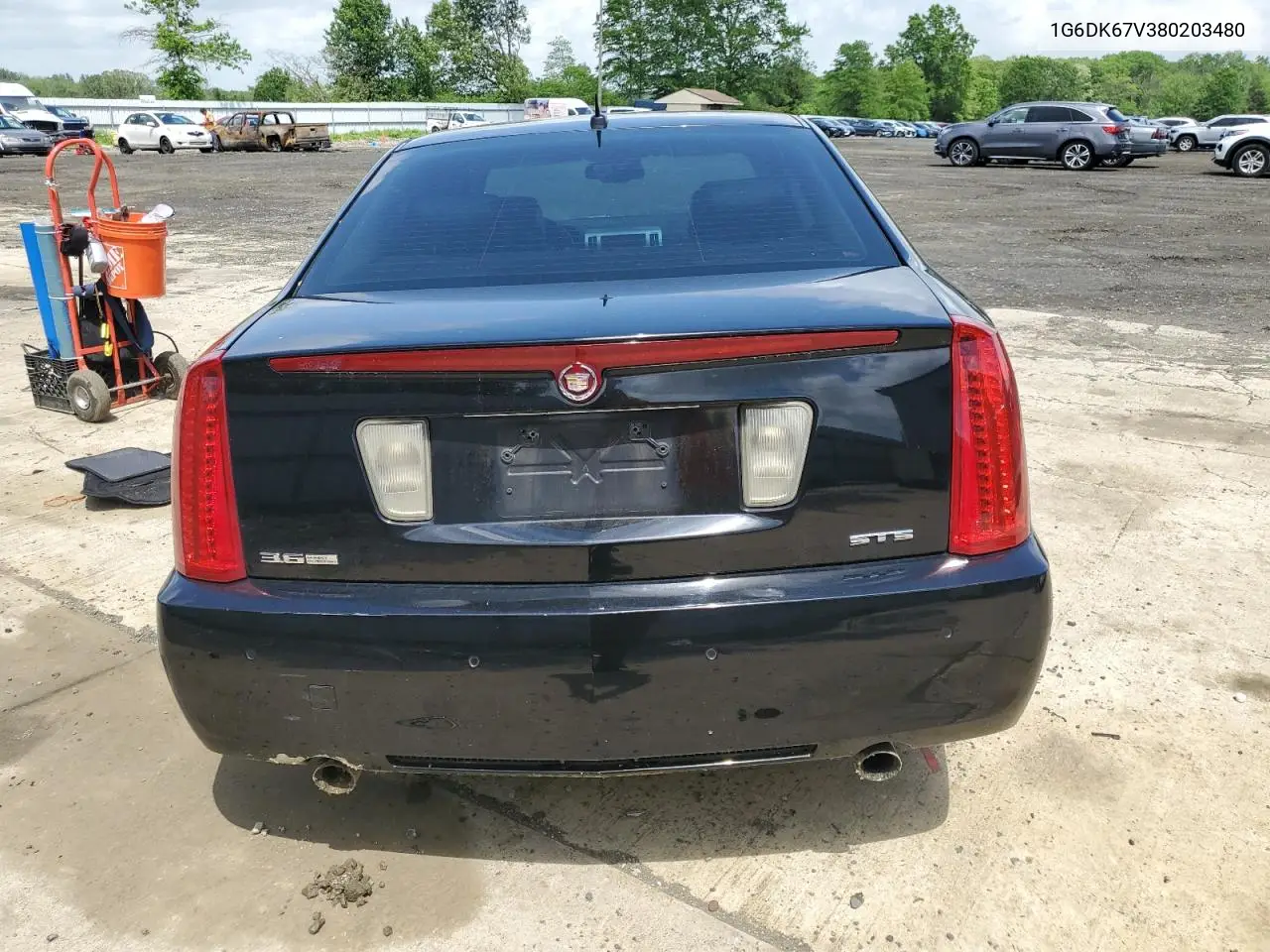 2008 Cadillac Sts VIN: 1G6DK67V380203480 Lot: 55518085