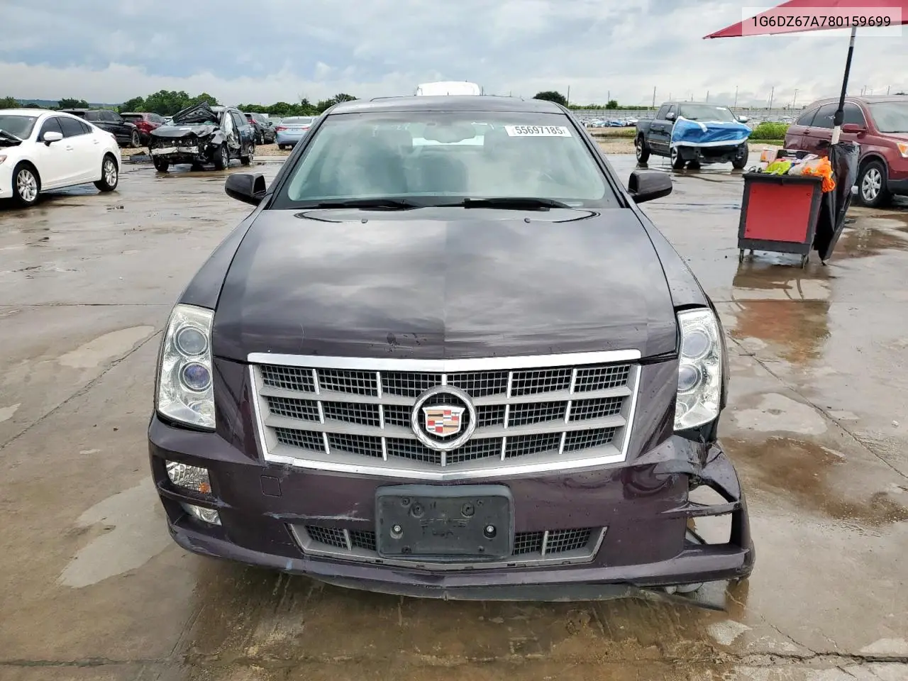 2008 Cadillac Sts VIN: 1G6DZ67A780159699 Lot: 55697185