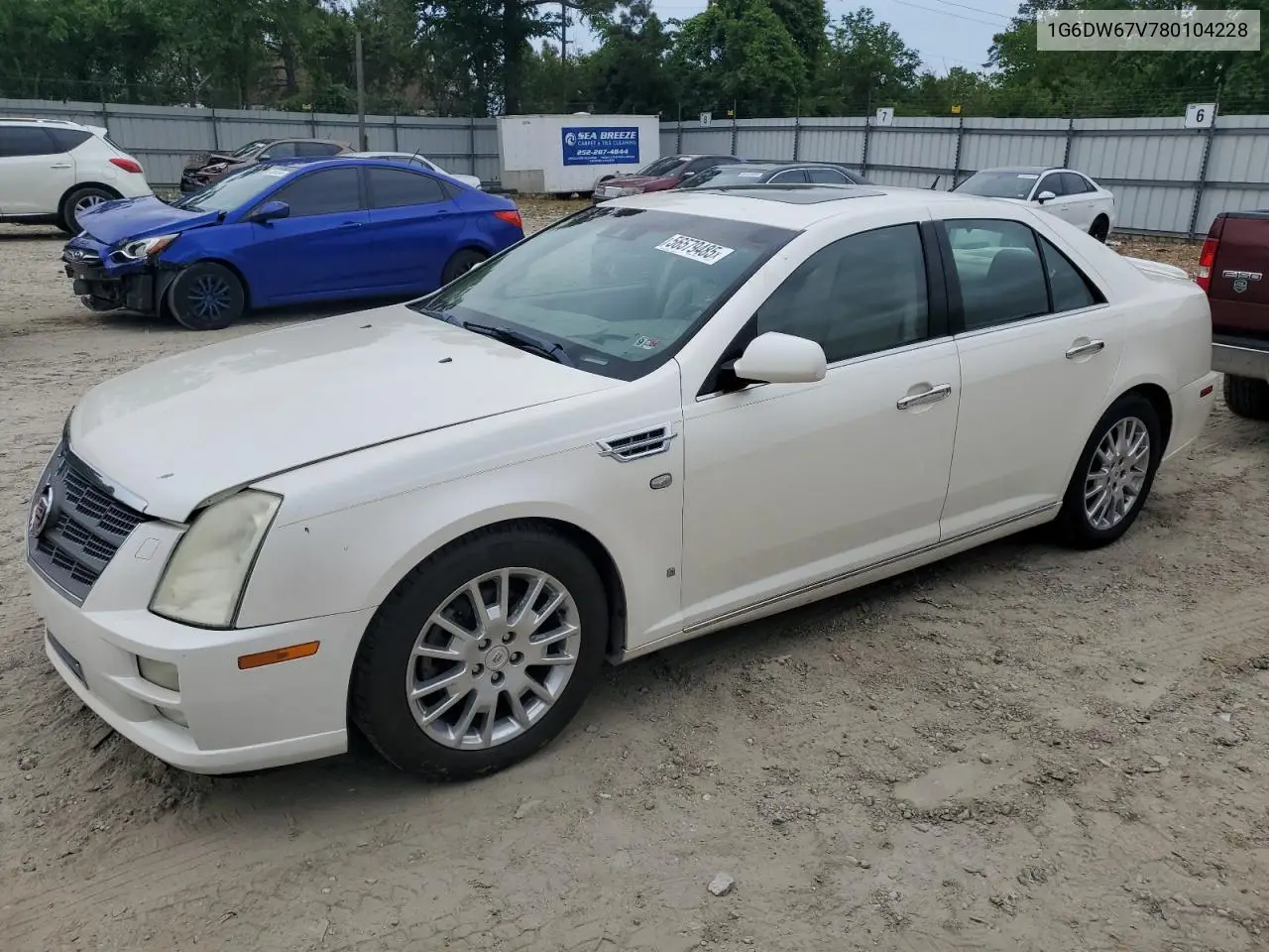 2008 Cadillac Sts VIN: 1G6DW67V780104228 Lot: 56579485