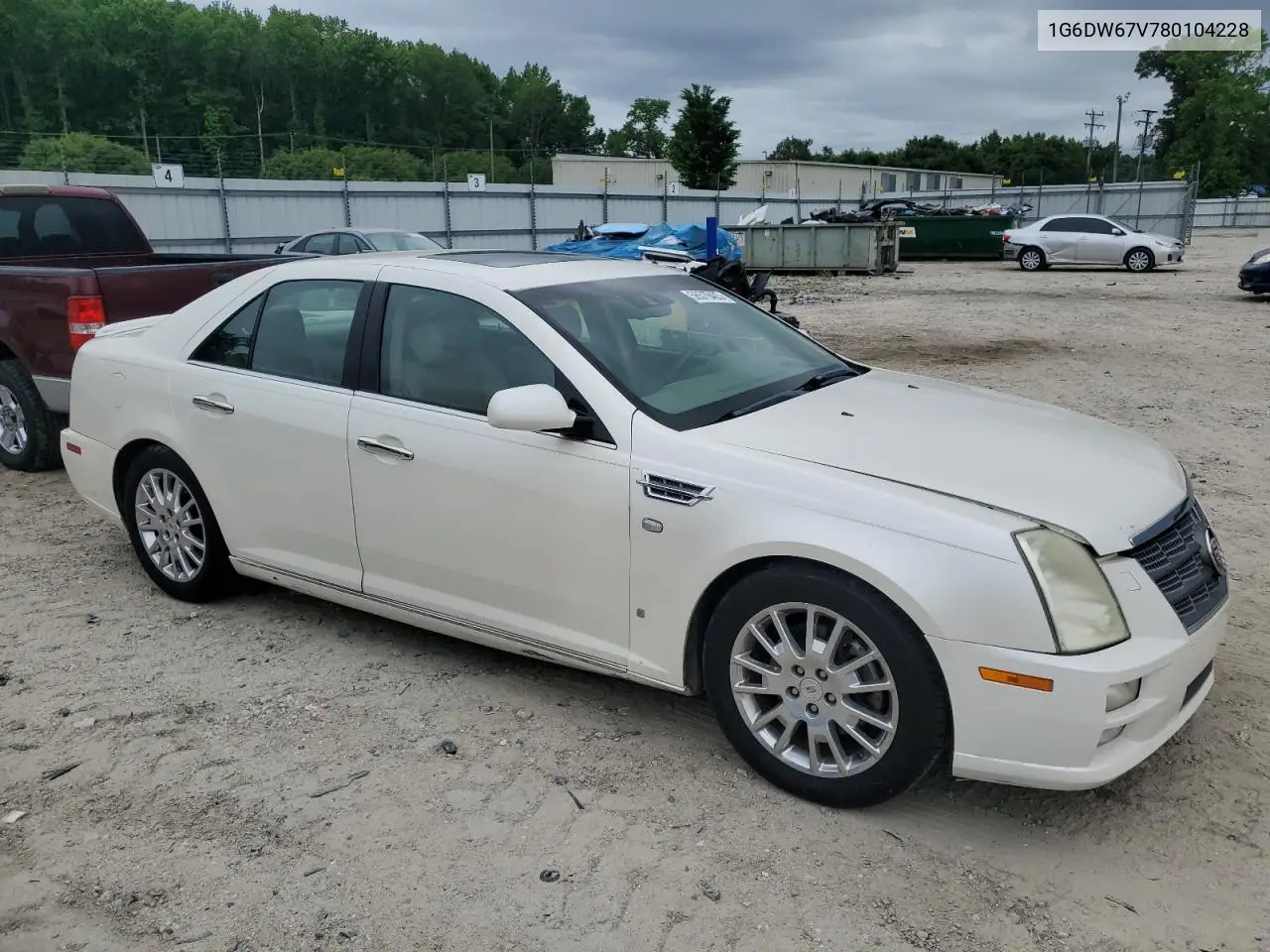 2008 Cadillac Sts VIN: 1G6DW67V780104228 Lot: 56579485