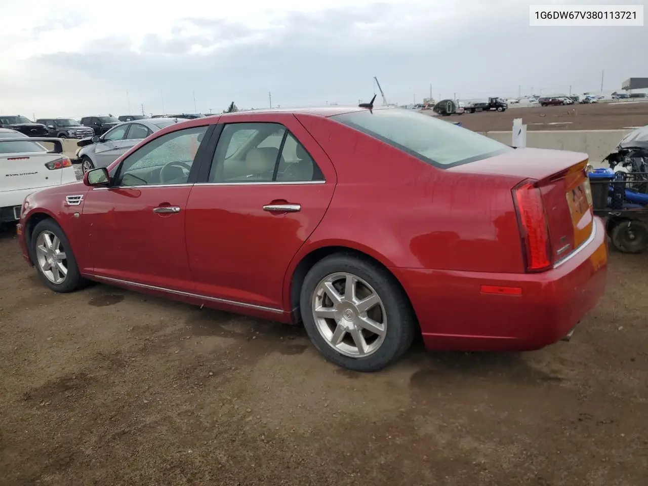 2008 Cadillac Sts VIN: 1G6DW67V380113721 Lot: 57508405