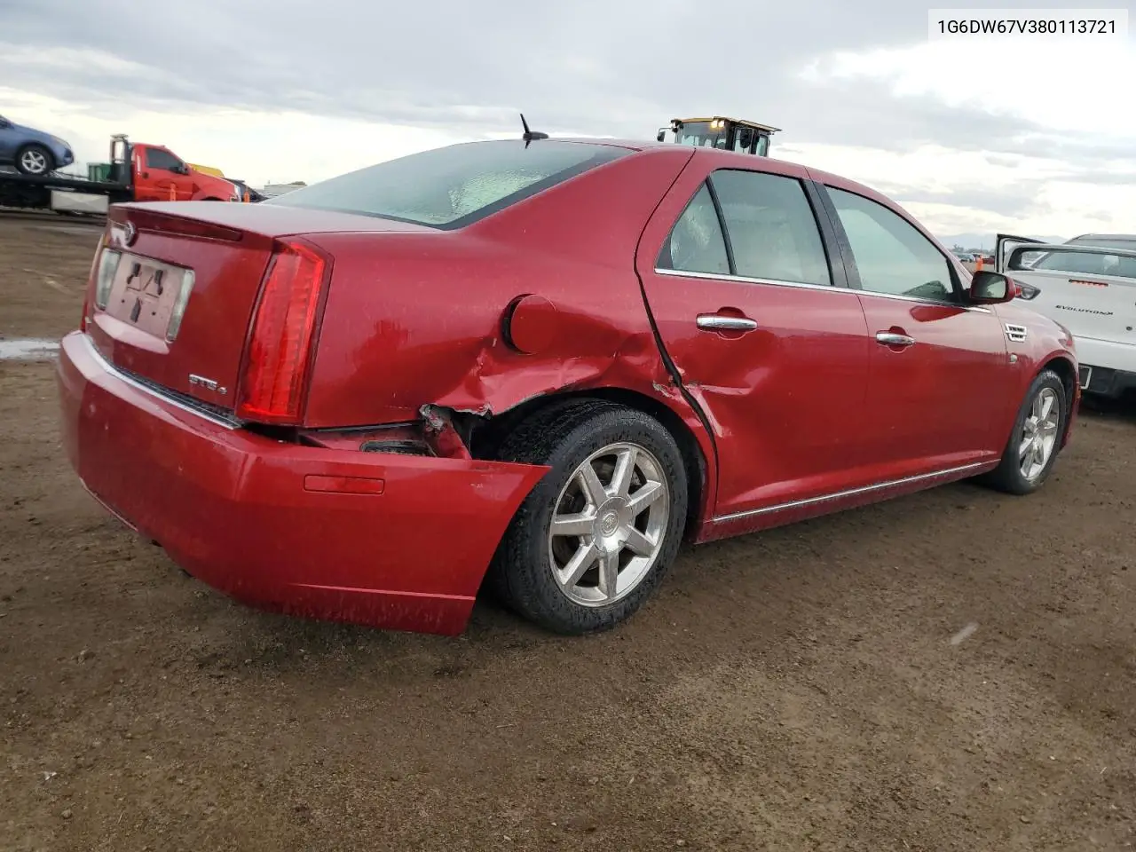 2008 Cadillac Sts VIN: 1G6DW67V380113721 Lot: 57508405