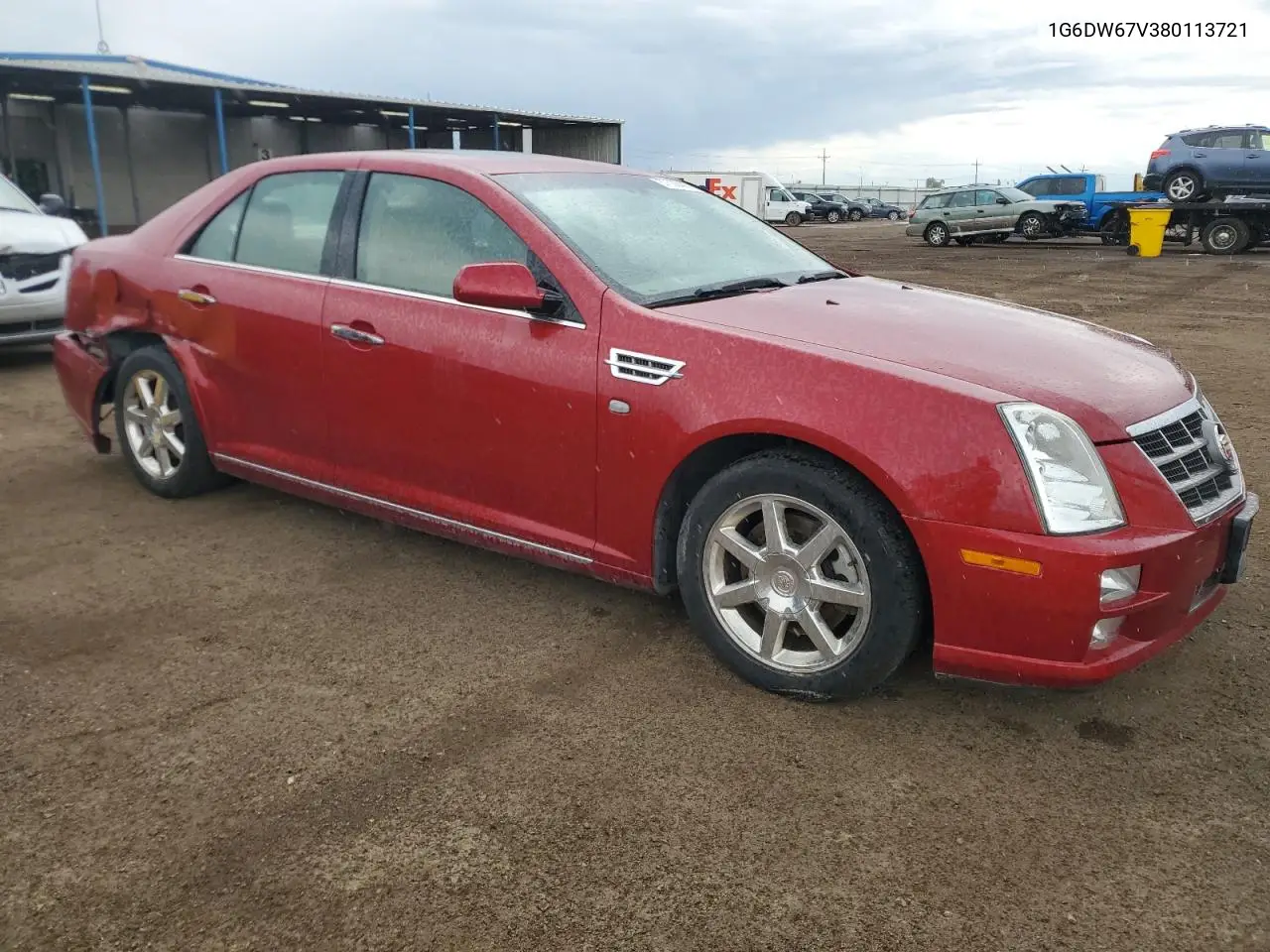 2008 Cadillac Sts VIN: 1G6DW67V380113721 Lot: 57508405