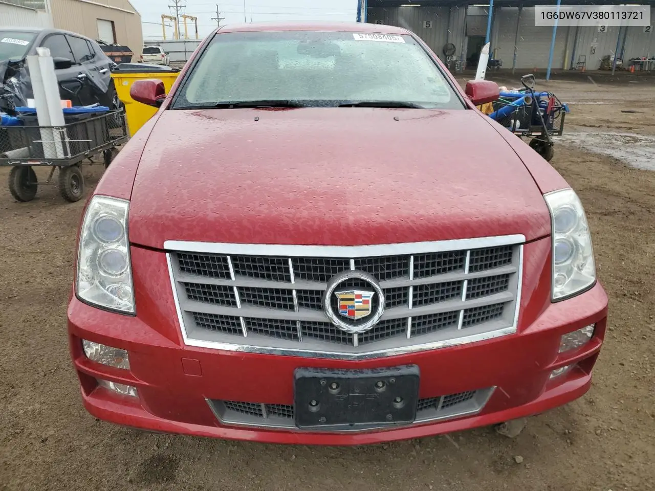 2008 Cadillac Sts VIN: 1G6DW67V380113721 Lot: 57508405