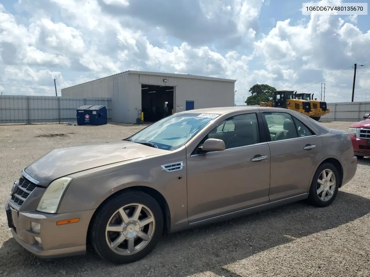 2008 Cadillac Sts VIN: 1G6DD67V480135670 Lot: 64975785