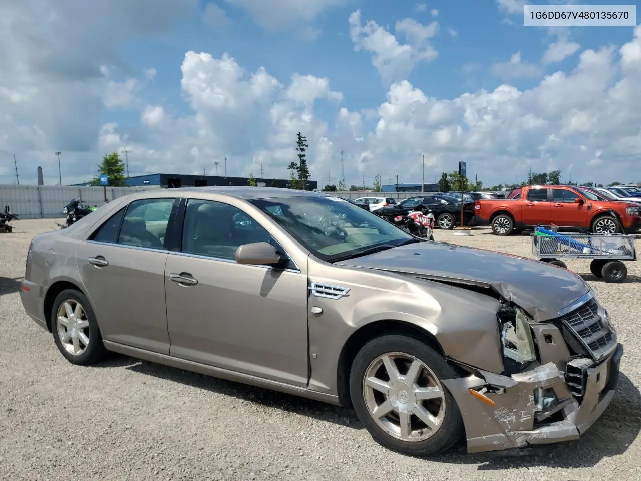 2008 Cadillac Sts VIN: 1G6DD67V480135670 Lot: 64975785