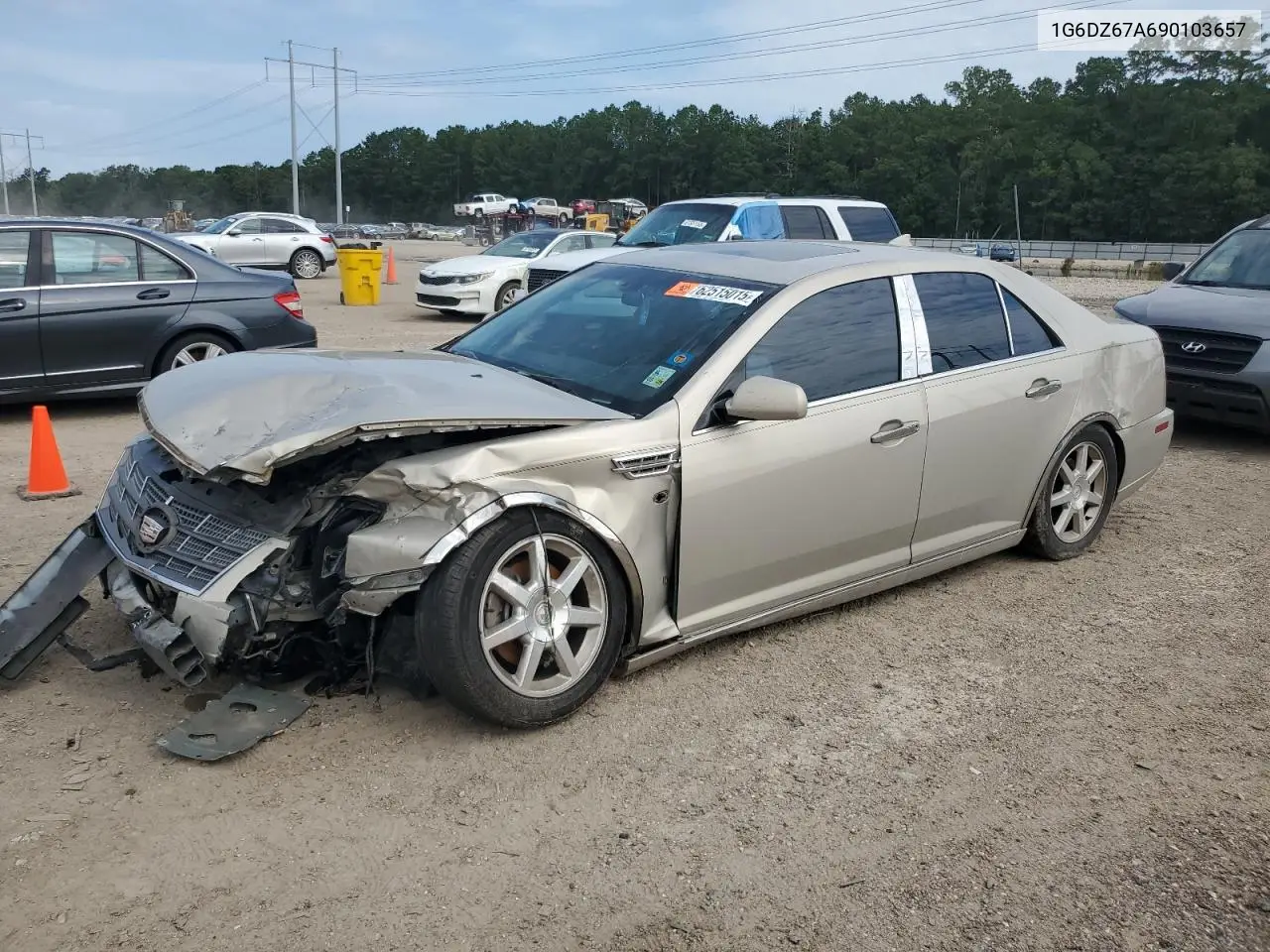 2009 Cadillac Sts VIN: 1G6DZ67A690103657 Lot: 62515015