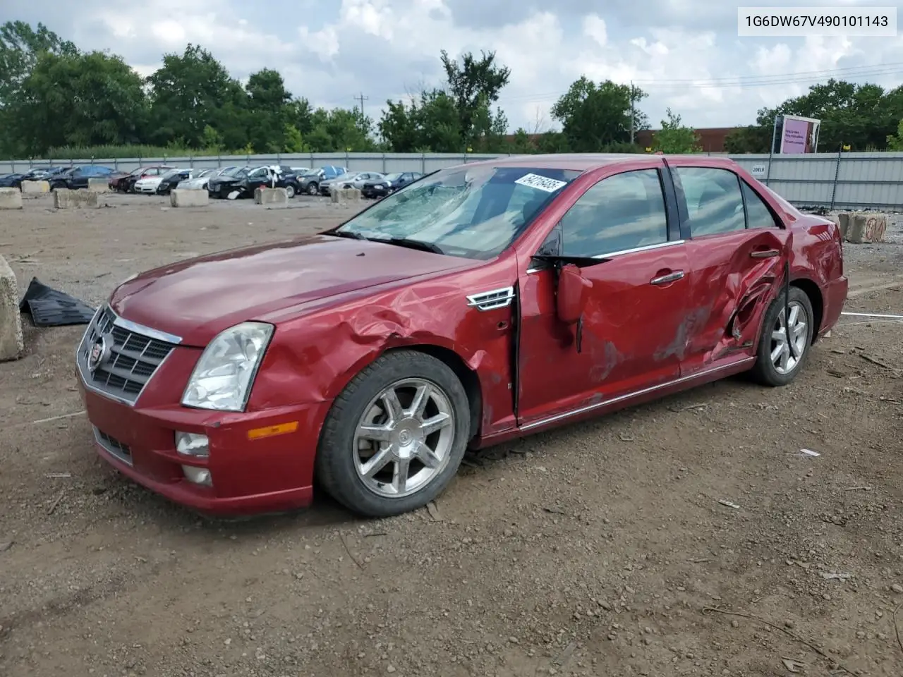 2009 Cadillac Sts VIN: 1G6DW67V490101143 Lot: 64216485