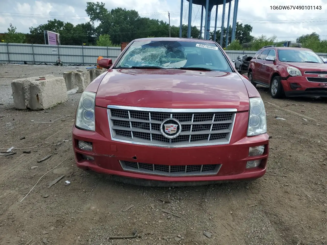 2009 Cadillac Sts VIN: 1G6DW67V490101143 Lot: 64216485