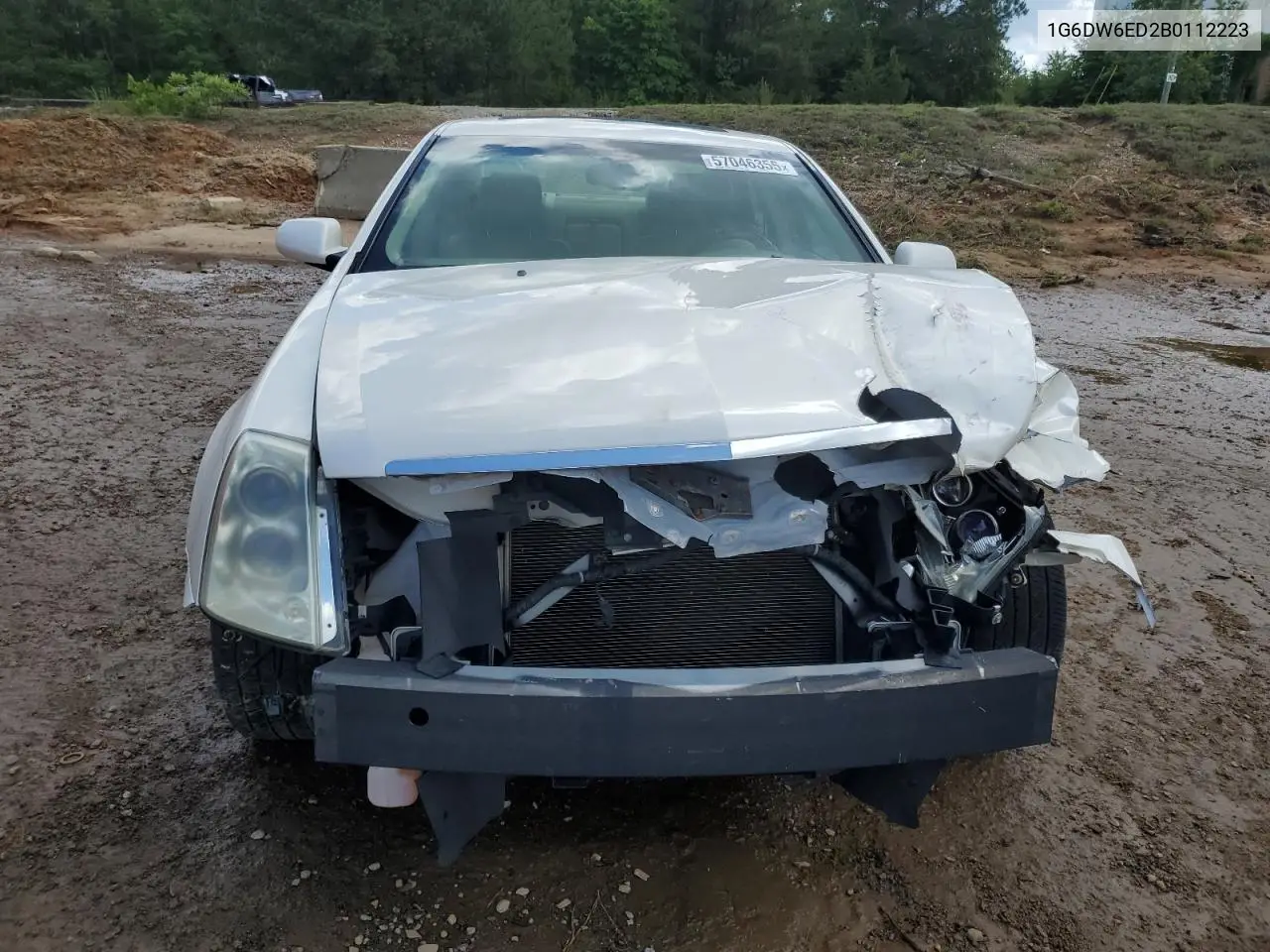 2011 Cadillac Sts Luxury VIN: 1G6DW6ED2B0112223 Lot: 57046355