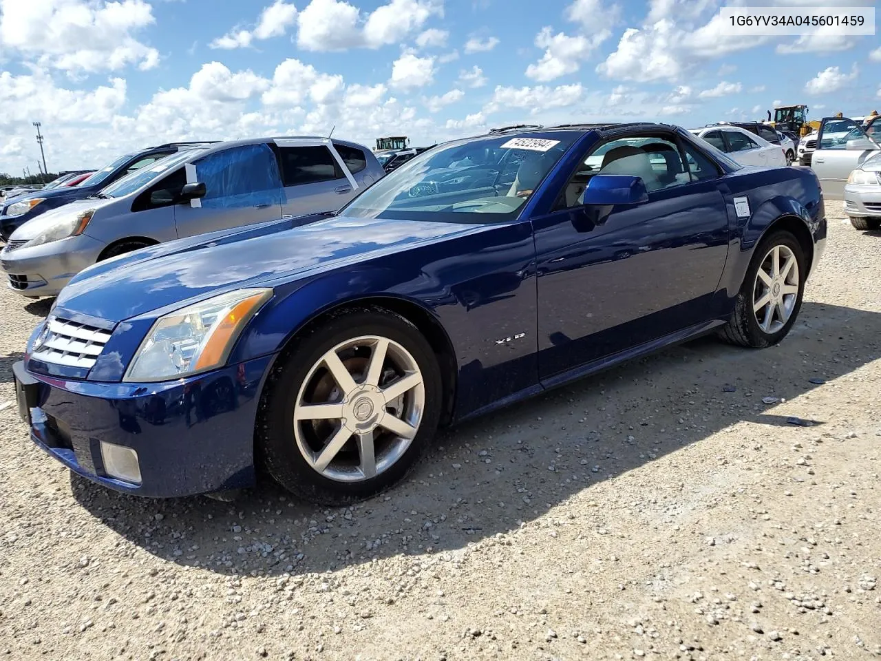 2004 Cadillac Xlr VIN: 1G6YV34A045601459 Lot: 74522994