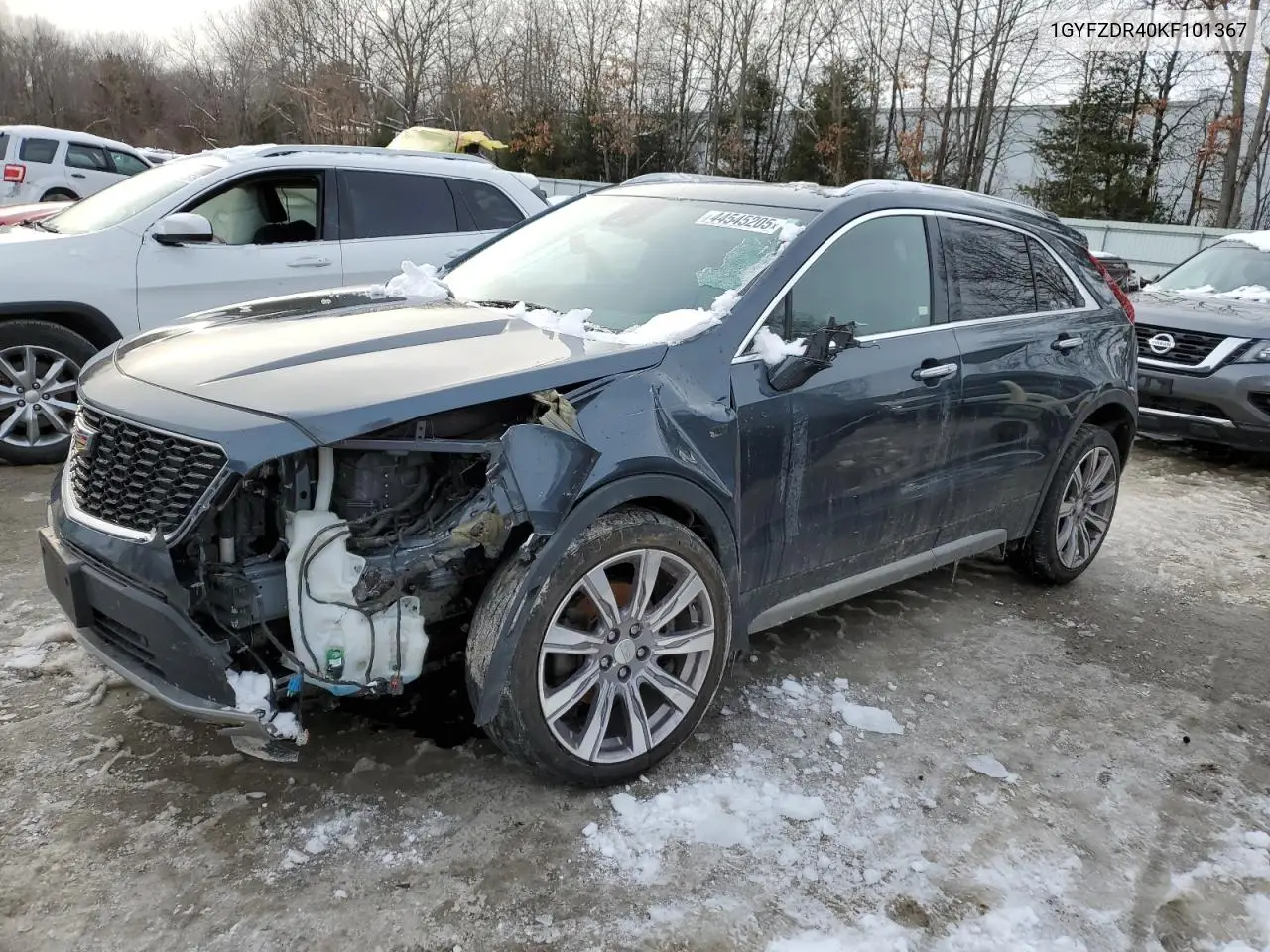2019 Cadillac Xt4 Premium Luxury VIN: 1GYFZDR40KF101367 Lot: 44545205