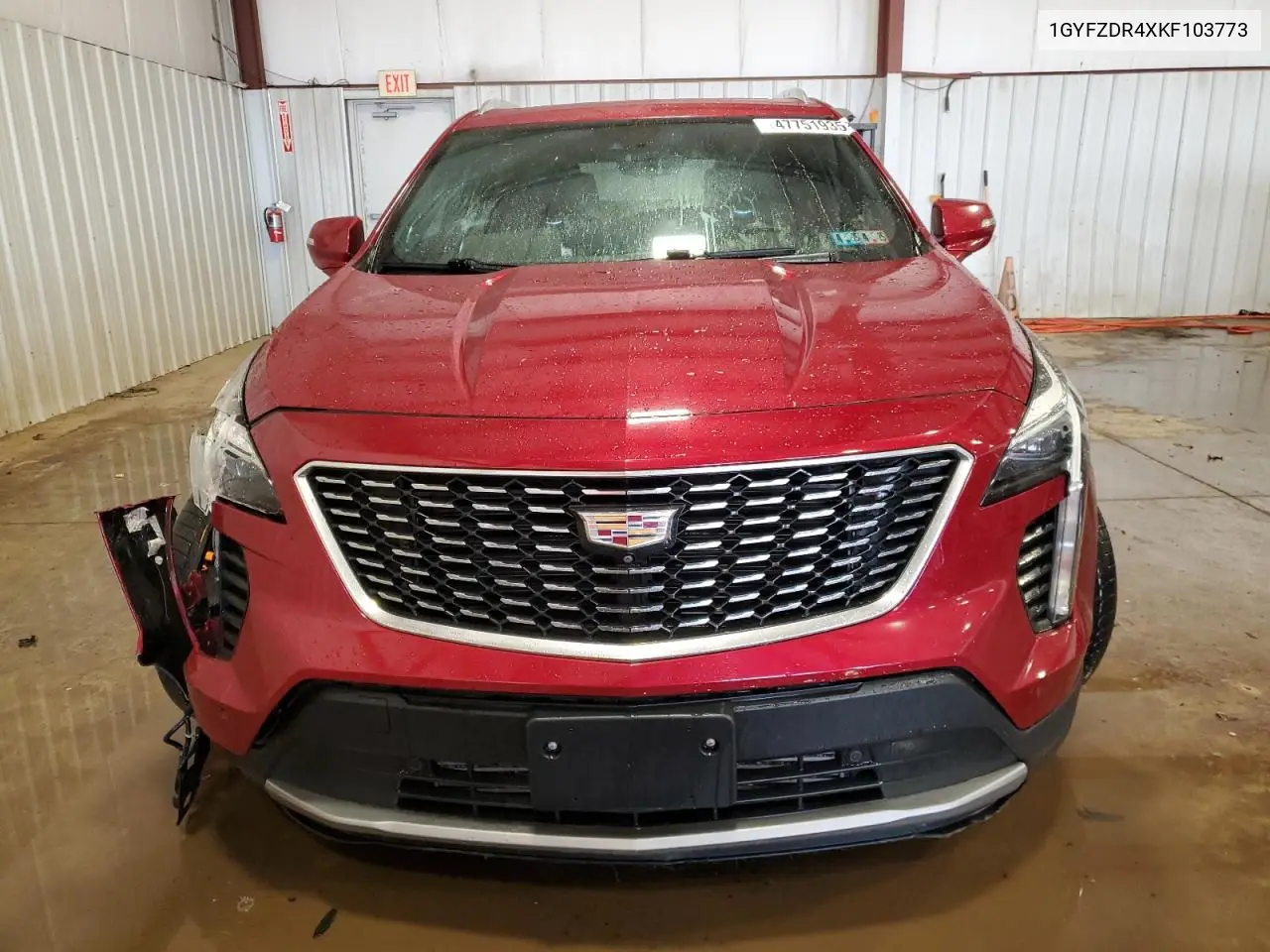 2019 Cadillac Xt4 Premium Luxury VIN: 1GYFZDR4XKF103773 Lot: 47751935