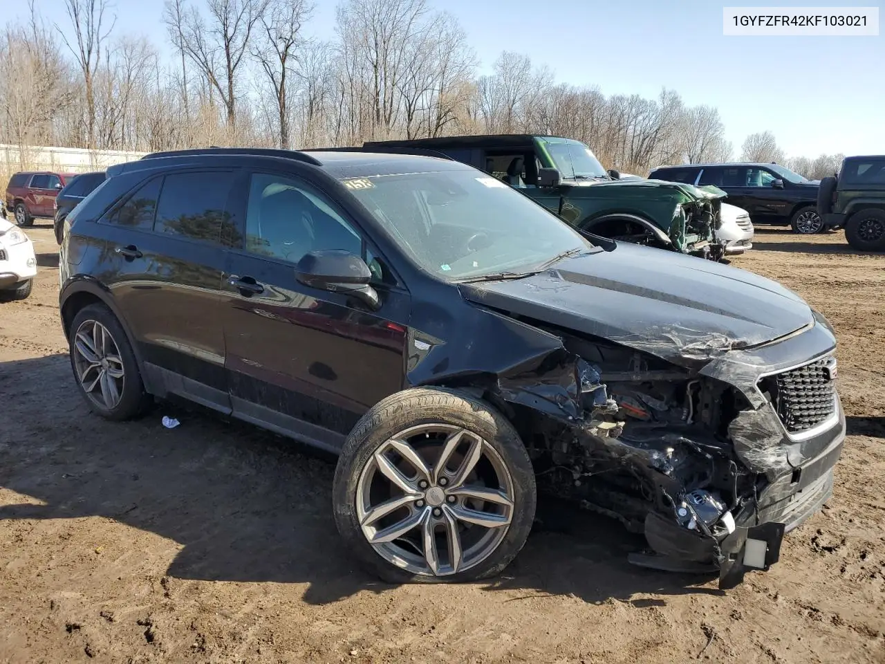2019 Cadillac Xt4 Sport VIN: 1GYFZFR42KF103021 Lot: 47939595