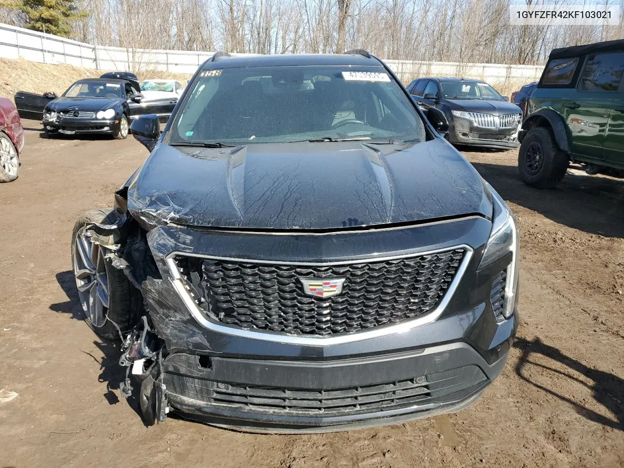 2019 Cadillac Xt4 Sport VIN: 1GYFZFR42KF103021 Lot: 47939595