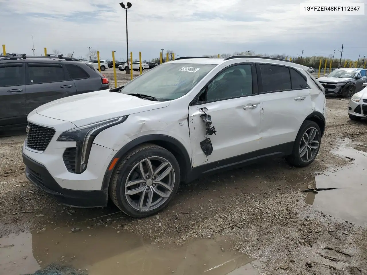 2019 Cadillac Xt4 Sport VIN: 1GYFZER48KF112347 Lot: 51124995