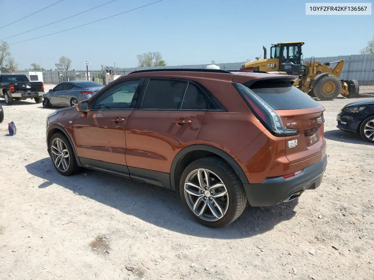 2019 Cadillac Xt4 Sport VIN: 1GYFZFR42KF136567 Lot: 52018445