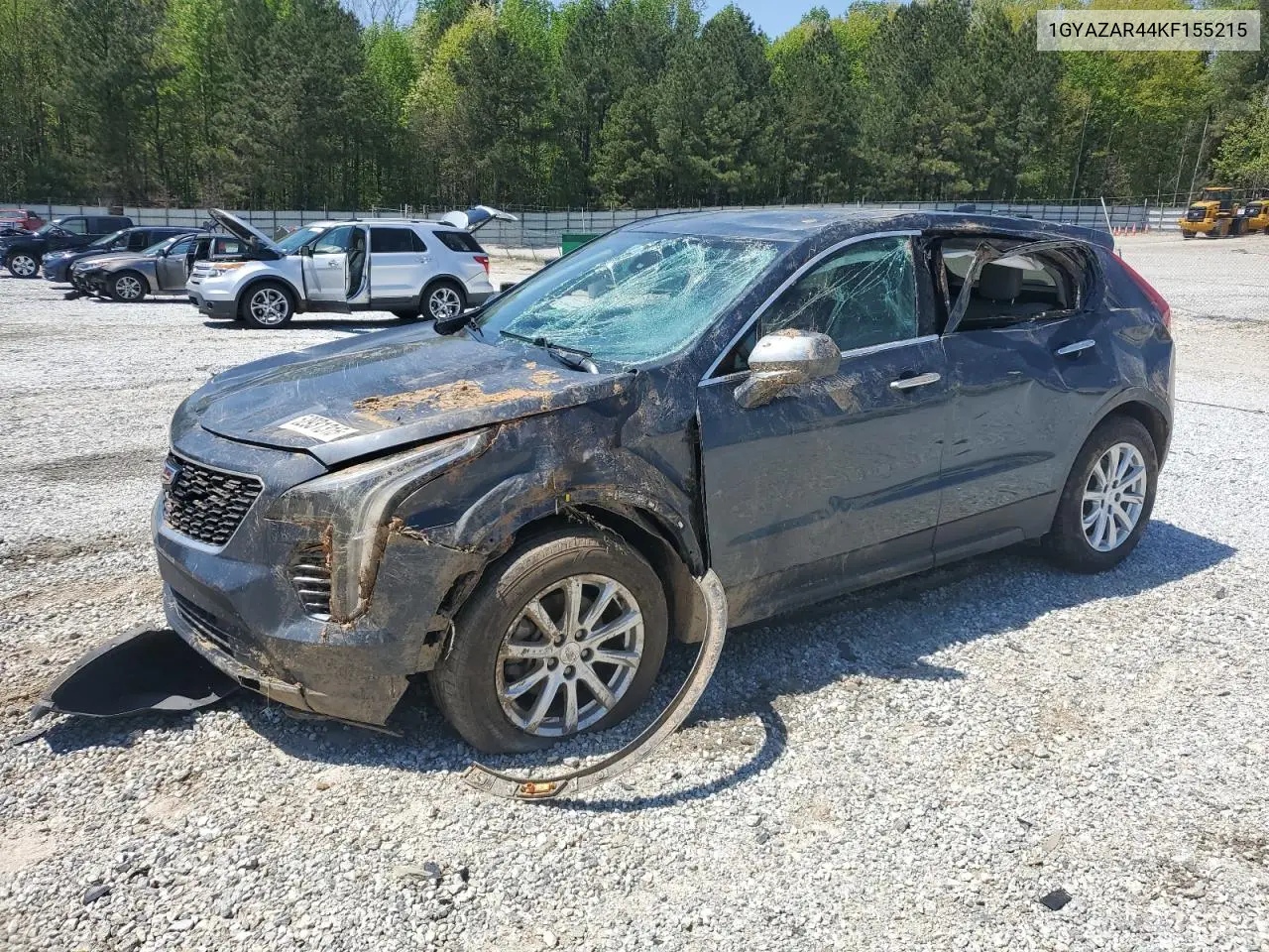 2019 Cadillac Xt4 Luxury VIN: 1GYAZAR44KF155215 Lot: 52931315