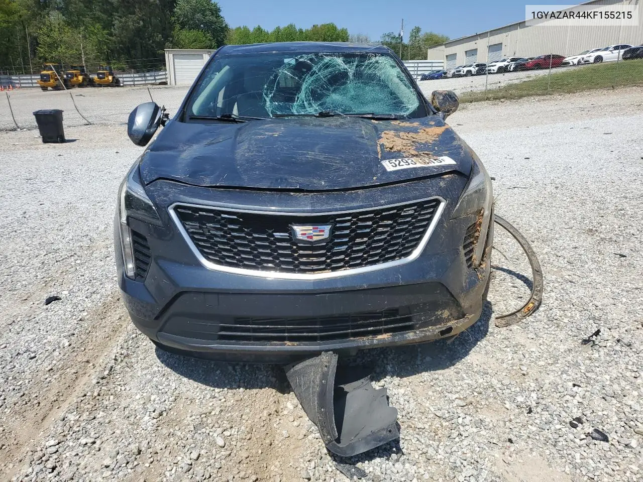 2019 Cadillac Xt4 Luxury VIN: 1GYAZAR44KF155215 Lot: 52931315
