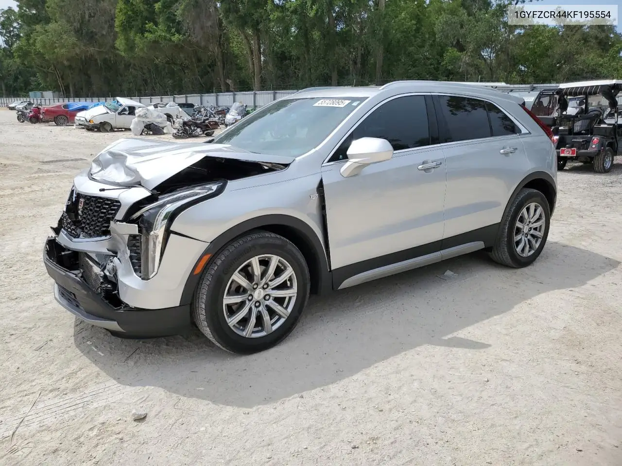 2019 Cadillac Xt4 Premium Luxury VIN: 1GYFZCR44KF195554 Lot: 55728095