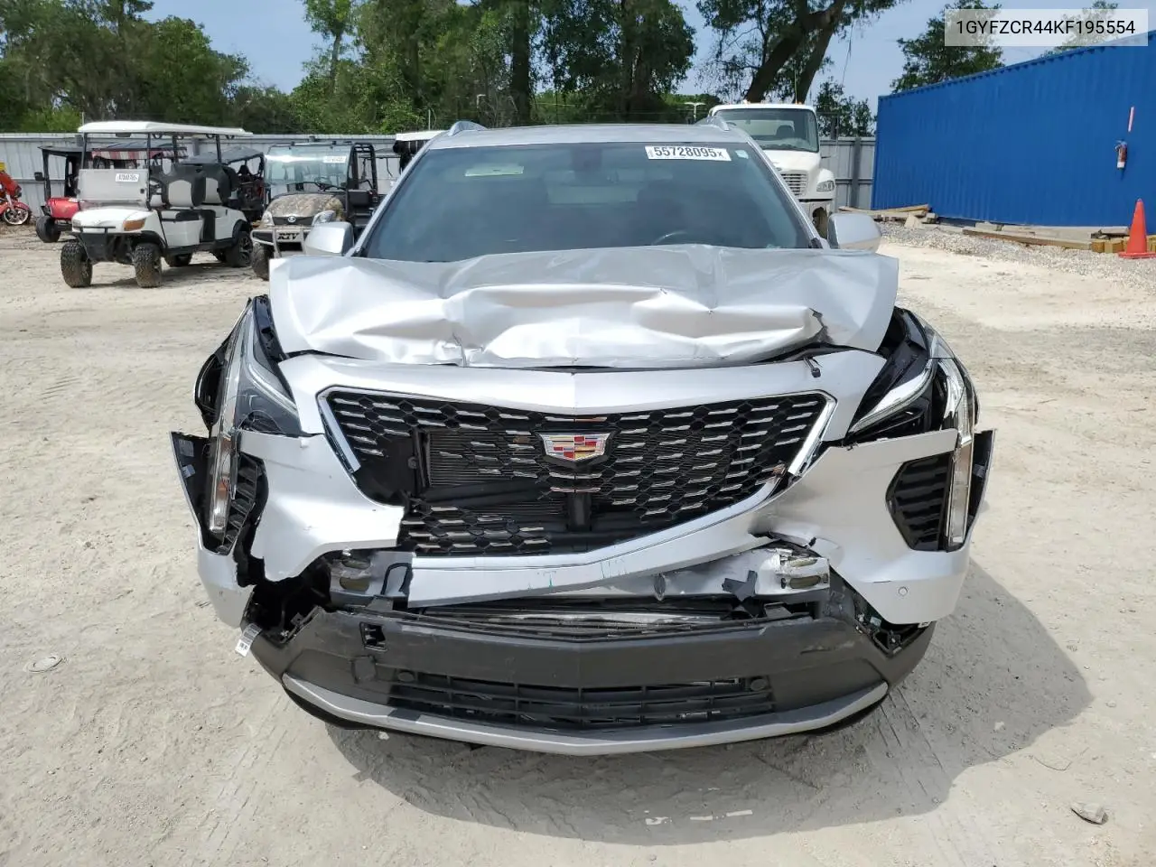 2019 Cadillac Xt4 Premium Luxury VIN: 1GYFZCR44KF195554 Lot: 55728095