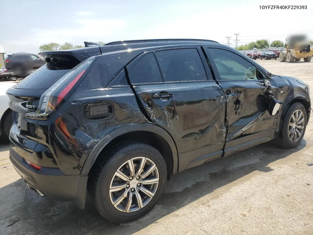 2019 Cadillac Xt4 Sport VIN: 1GYFZFR40KF229393 Lot: 56395665