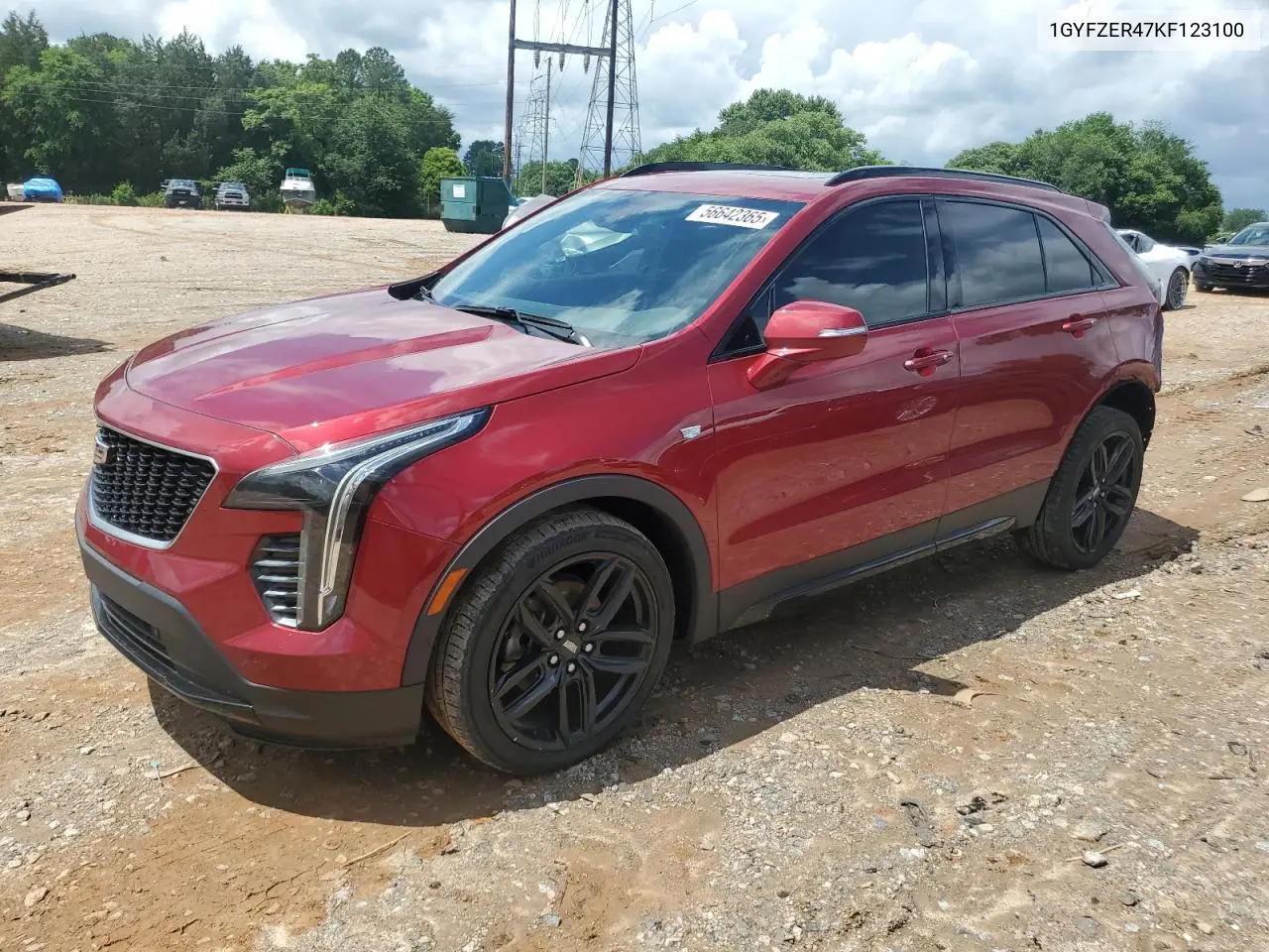 2019 Cadillac Xt4 Sport VIN: 1GYFZER47KF123100 Lot: 56642365