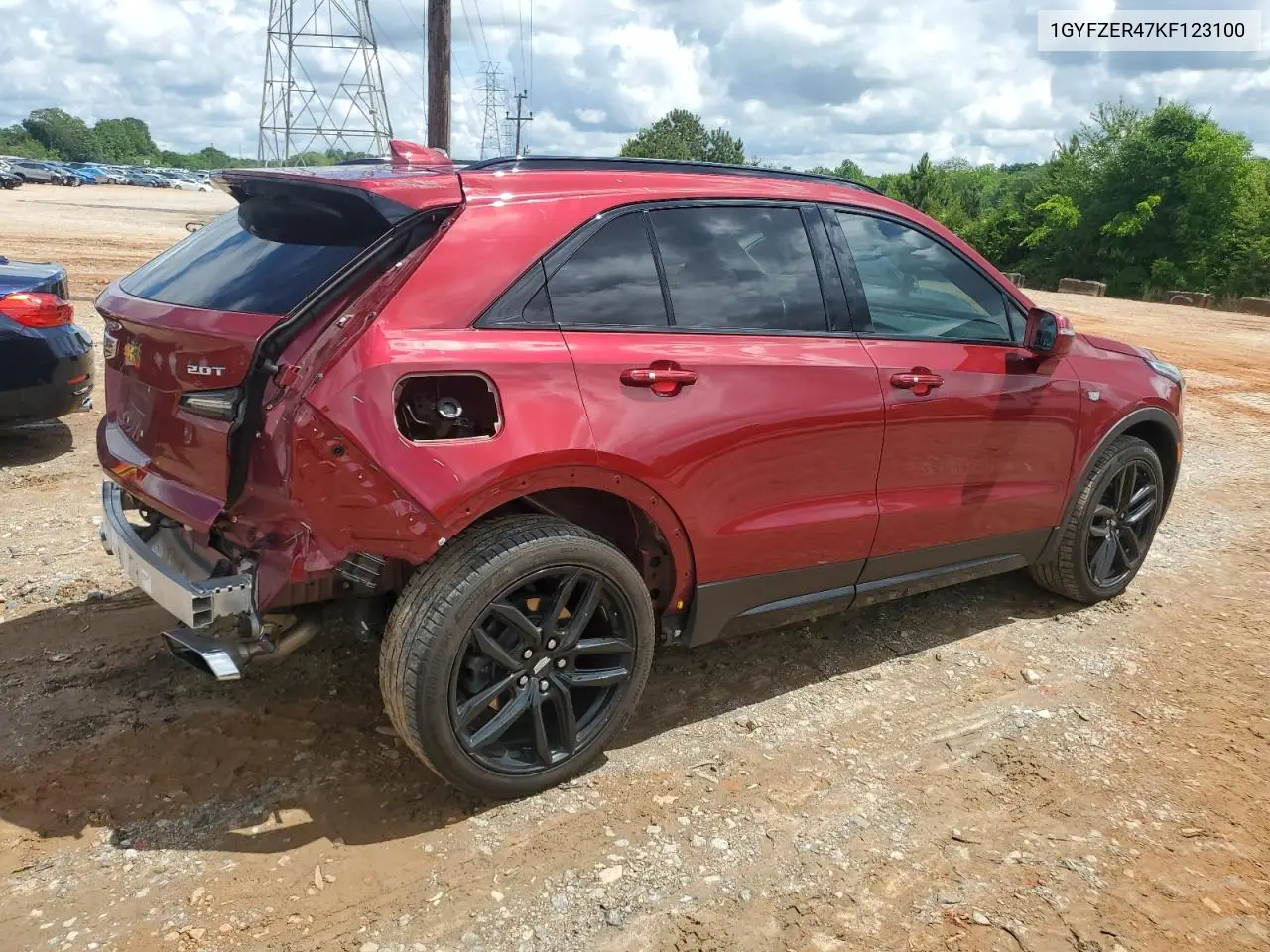 2019 Cadillac Xt4 Sport VIN: 1GYFZER47KF123100 Lot: 56642365