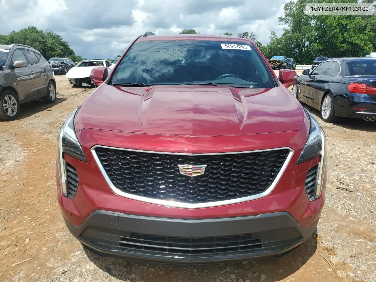 2019 Cadillac Xt4 Sport VIN: 1GYFZER47KF123100 Lot: 56642365