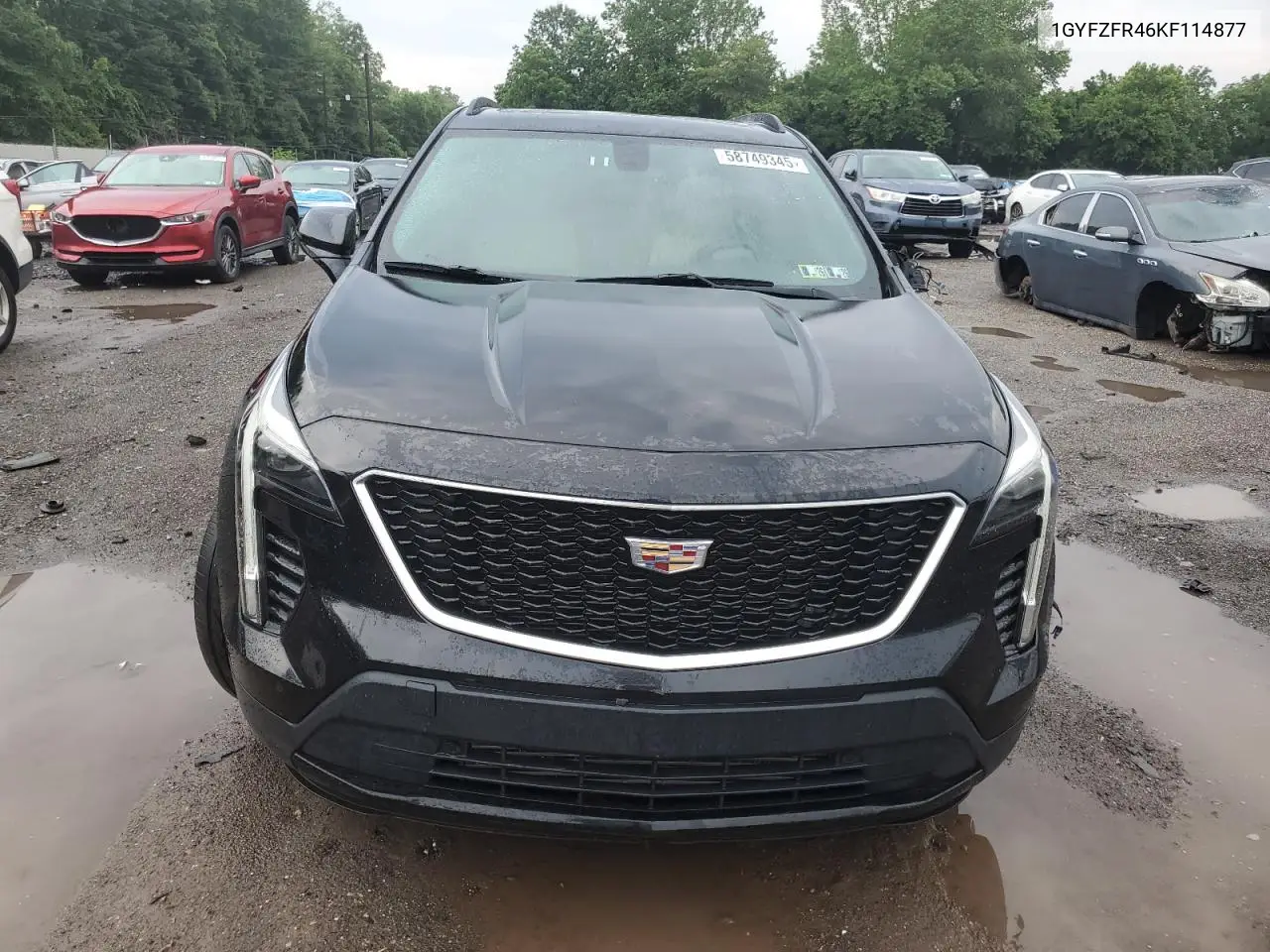 2019 Cadillac Xt4 Sport VIN: 1GYFZFR46KF114877 Lot: 58749345