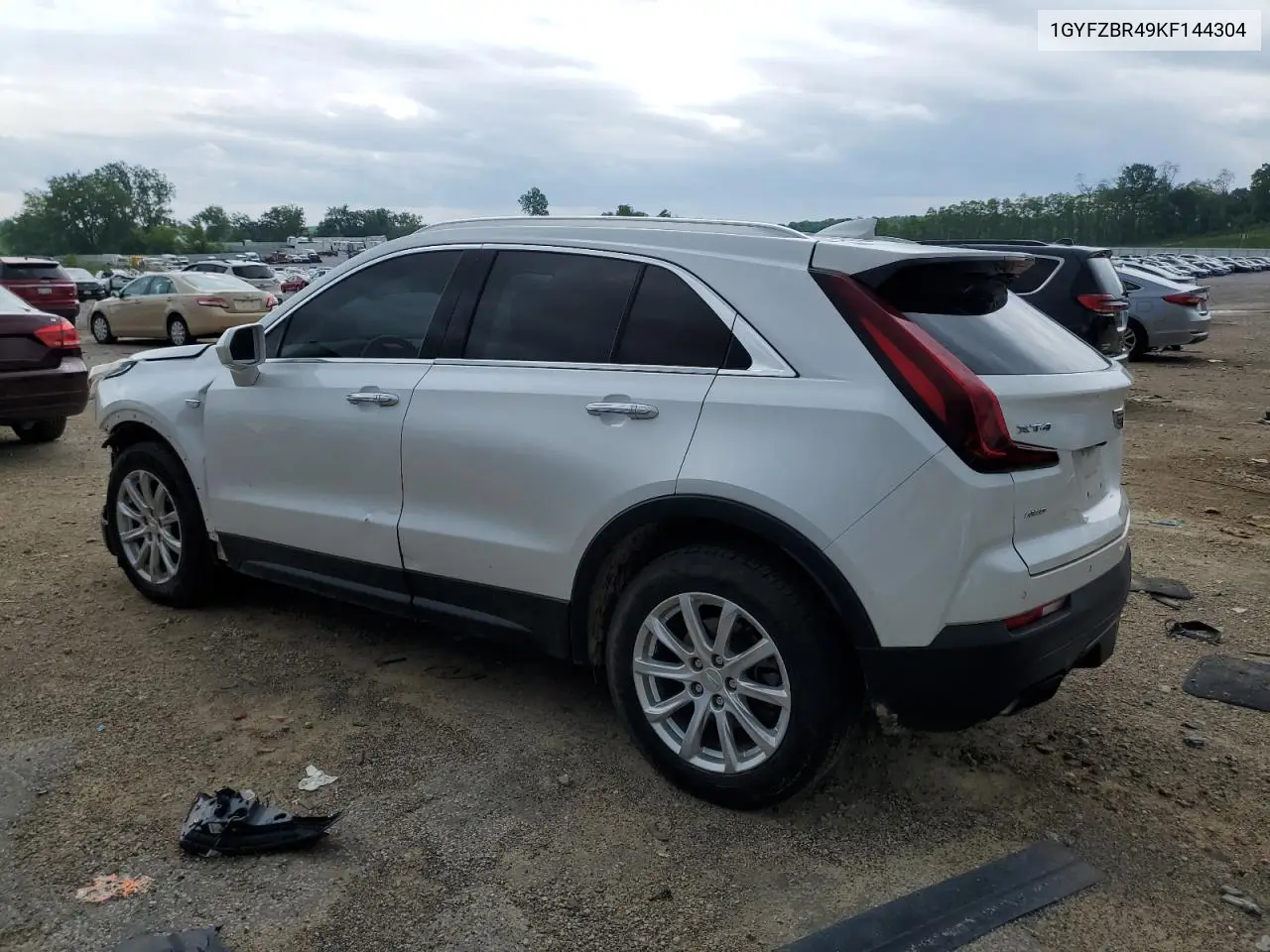 2019 Cadillac Xt4 Luxury VIN: 1GYFZBR49KF144304 Lot: 60083595