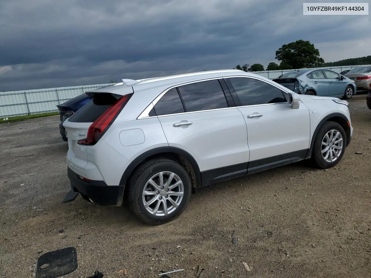 2019 Cadillac Xt4 Luxury VIN: 1GYFZBR49KF144304 Lot: 60083595