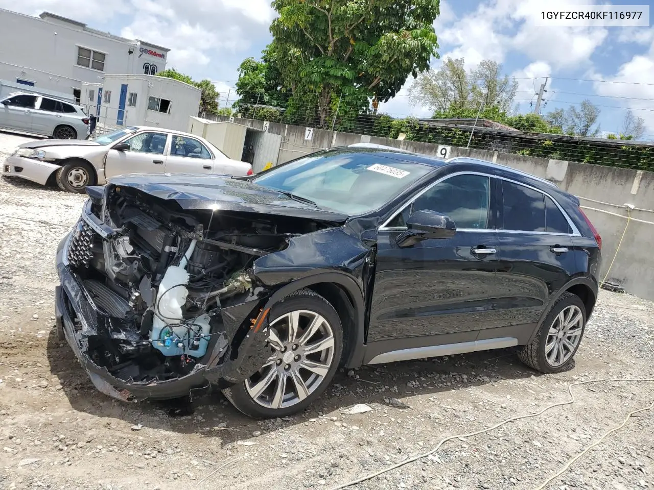 2019 Cadillac Xt4 Premium Luxury VIN: 1GYFZCR40KF116977 Lot: 60475035