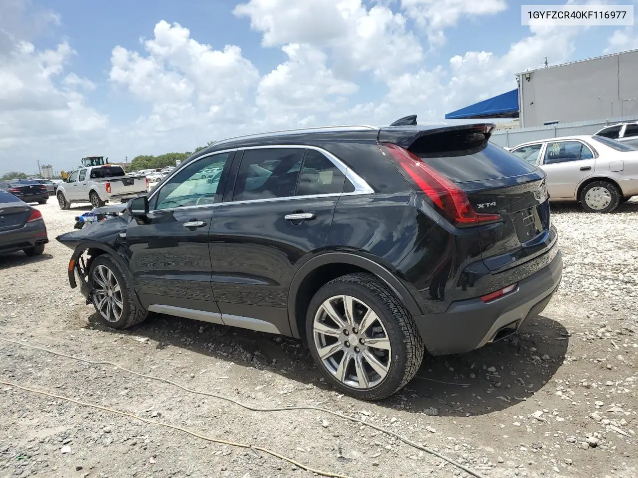 2019 Cadillac Xt4 Premium Luxury VIN: 1GYFZCR40KF116977 Lot: 60475035