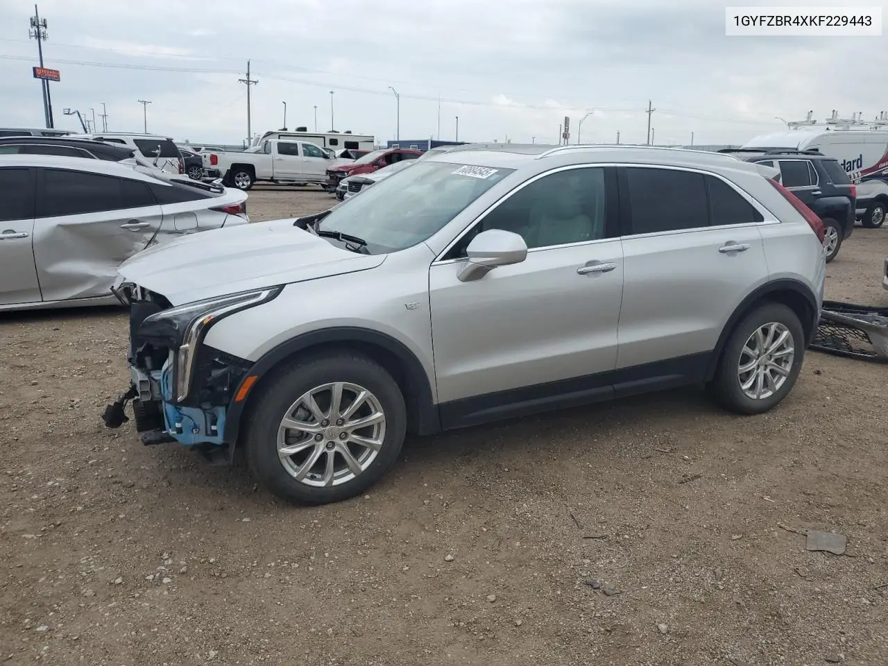 2019 Cadillac Xt4 Luxury VIN: 1GYFZBR4XKF229443 Lot: 60884545