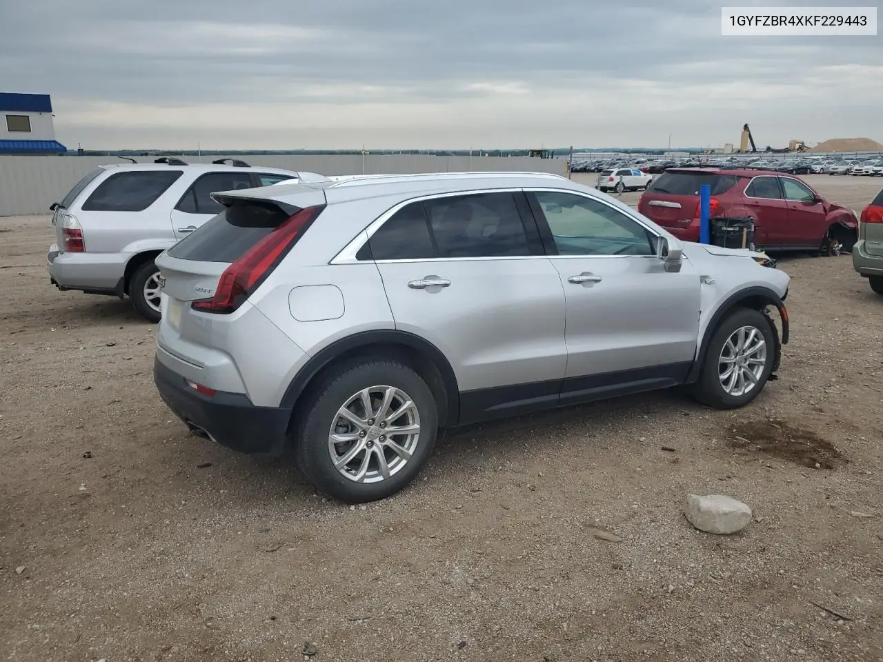 2019 Cadillac Xt4 Luxury VIN: 1GYFZBR4XKF229443 Lot: 60884545