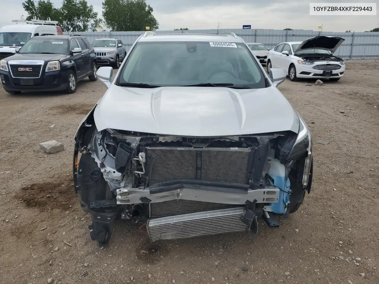 2019 Cadillac Xt4 Luxury VIN: 1GYFZBR4XKF229443 Lot: 60884545