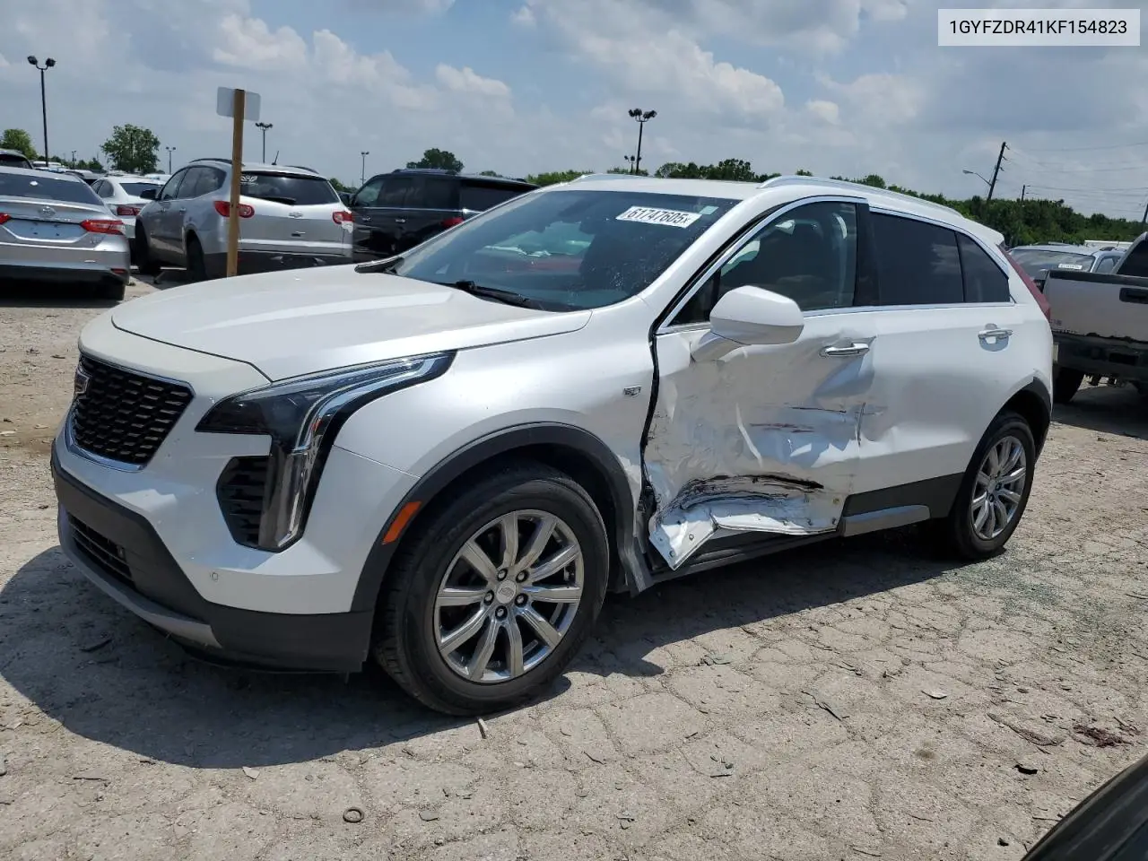 2019 Cadillac Xt4 Premium Luxury VIN: 1GYFZDR41KF154823 Lot: 61747605