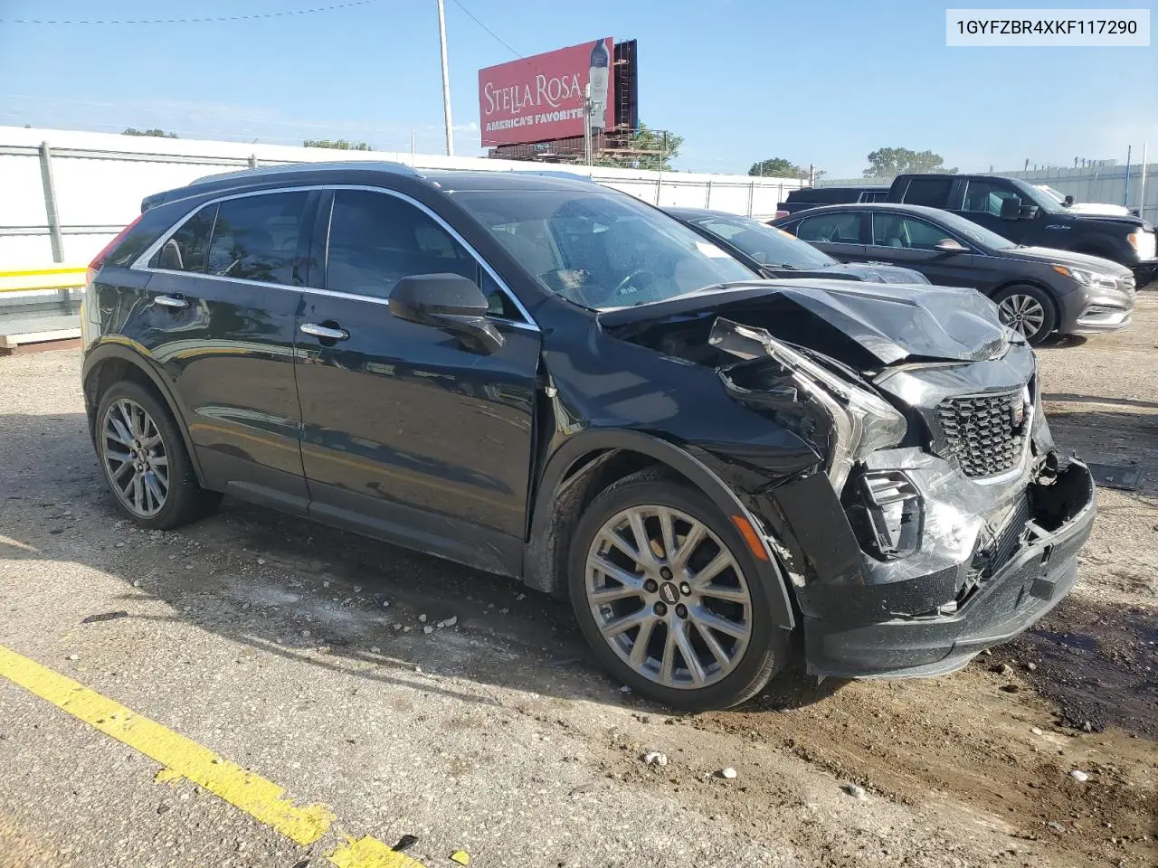 2019 Cadillac Xt4 Luxury VIN: 1GYFZBR4XKF117290 Lot: 61997635