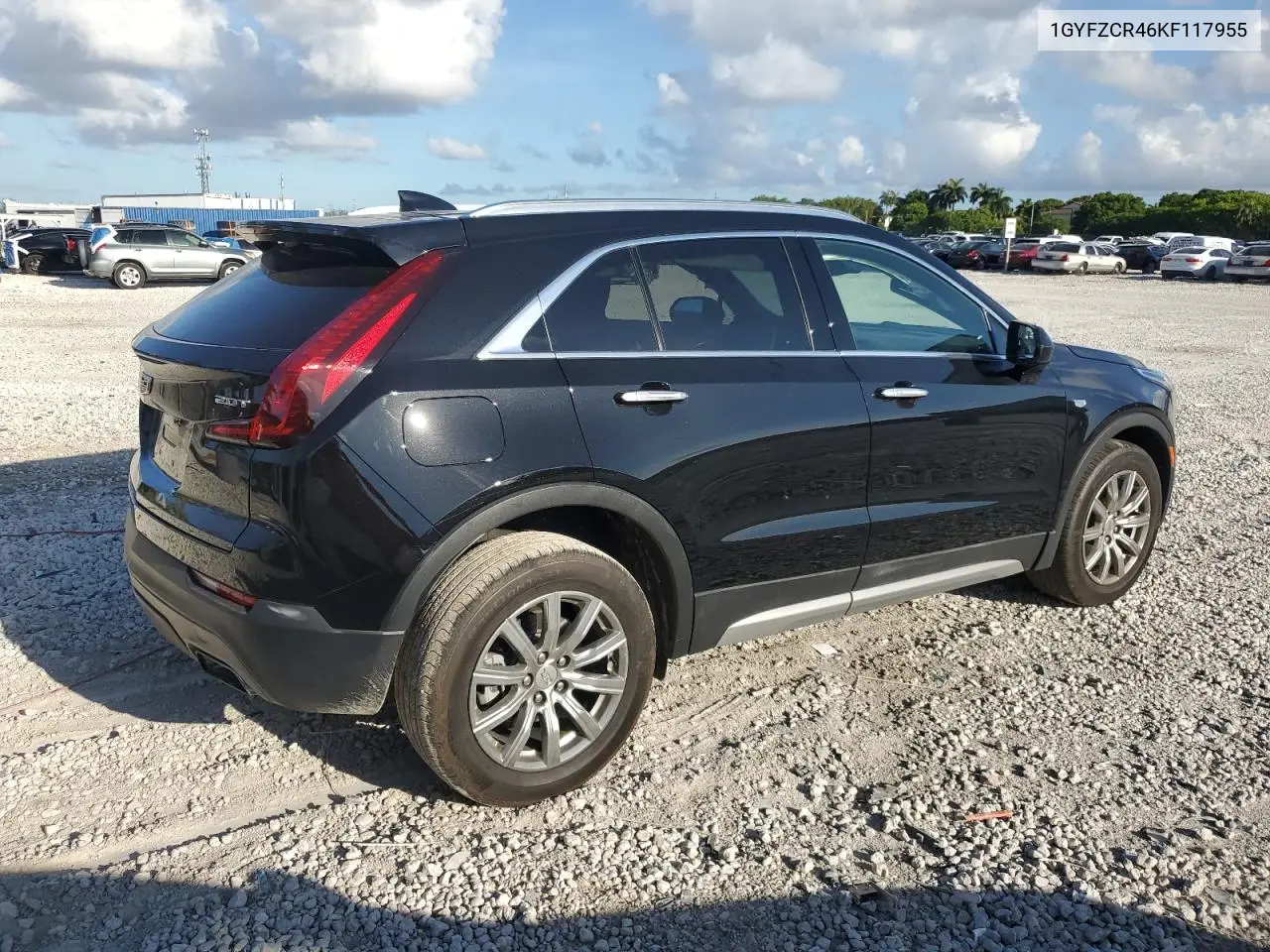 2019 Cadillac Xt4 Premium Luxury VIN: 1GYFZCR46KF117955 Lot: 62145385
