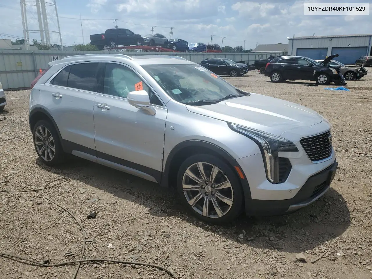 2019 Cadillac Xt4 Premium Luxury VIN: 1GYFZDR40KF101529 Lot: 62735615