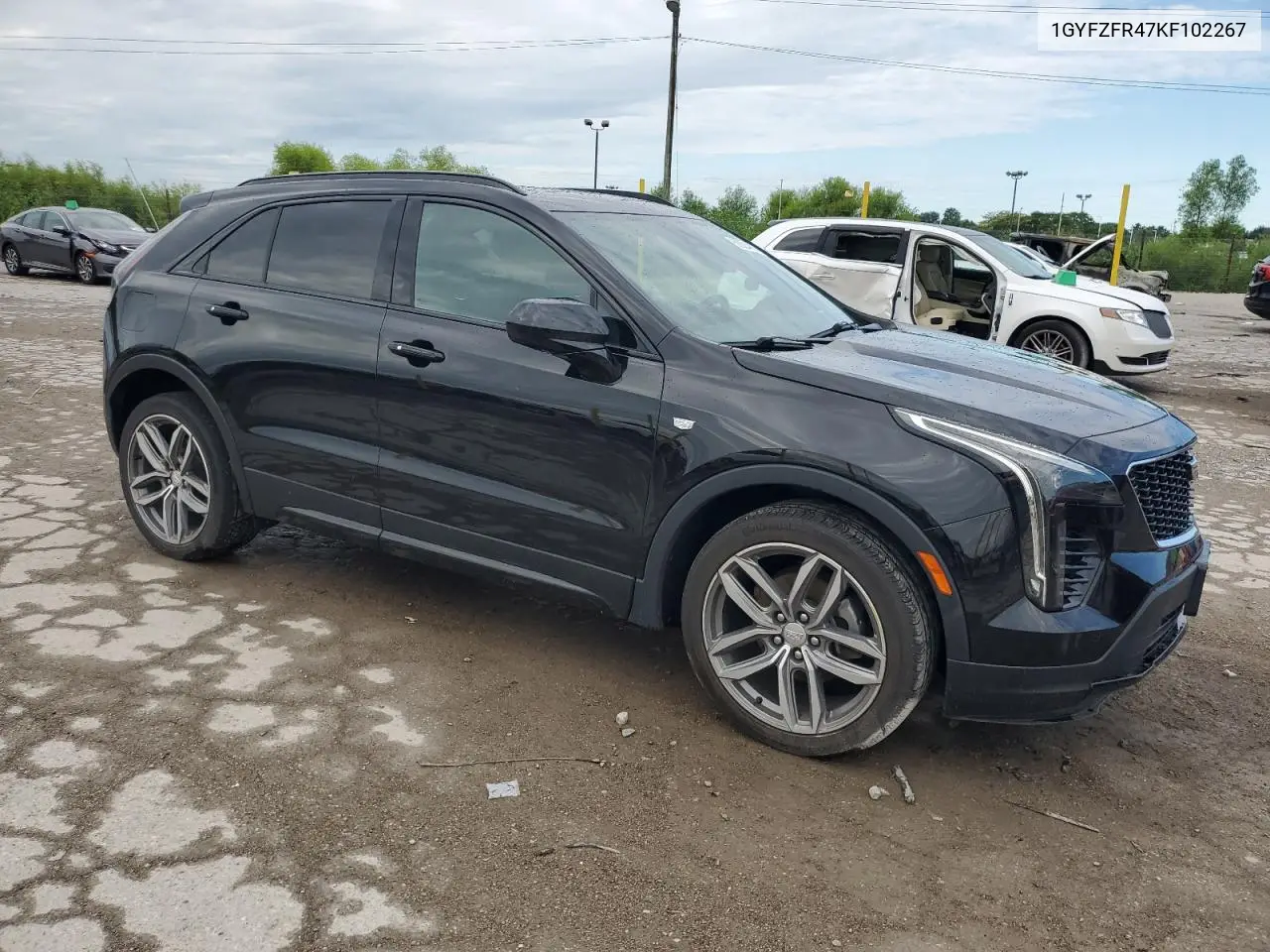 2019 Cadillac Xt4 Sport VIN: 1GYFZFR47KF102267 Lot: 62924485
